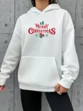 Merry Chrıstmas Sweatshirt & Hodie - Beyaz