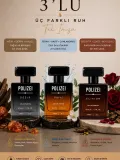 Polizei 3'Lü Erkek Parfüm EDP 50 ML Kalıcı Odunsu ve Fresh kokular