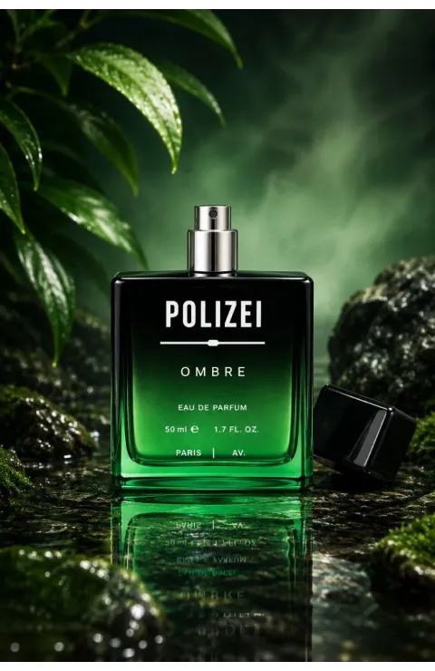 POLIZEI Ombre Erkek Parfüm EDP 50 ml Ferah ve Maskülen Aromatik Koku