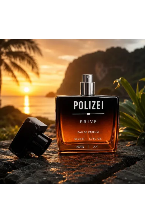 Polizei Prive Erkek Parfüm 50 ml EDP Kalıcı Maskülen Amber Odunsu Koku
