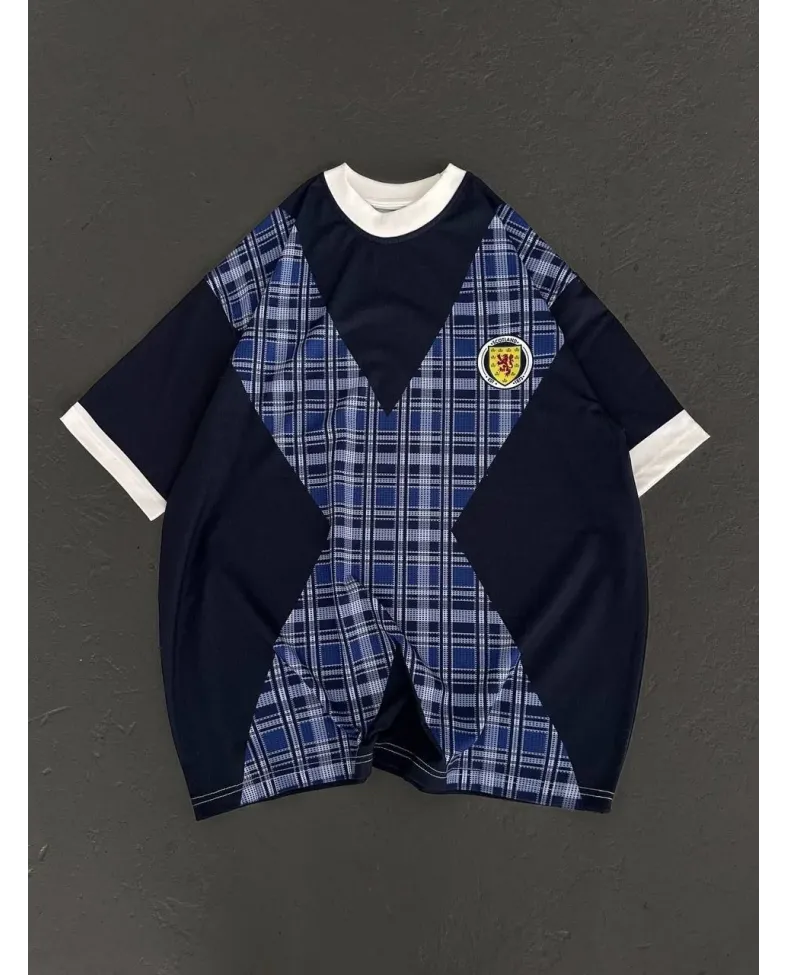 ERKEK Bisiklet Yaka Baskılı Oversize T-Shirt - Siyah