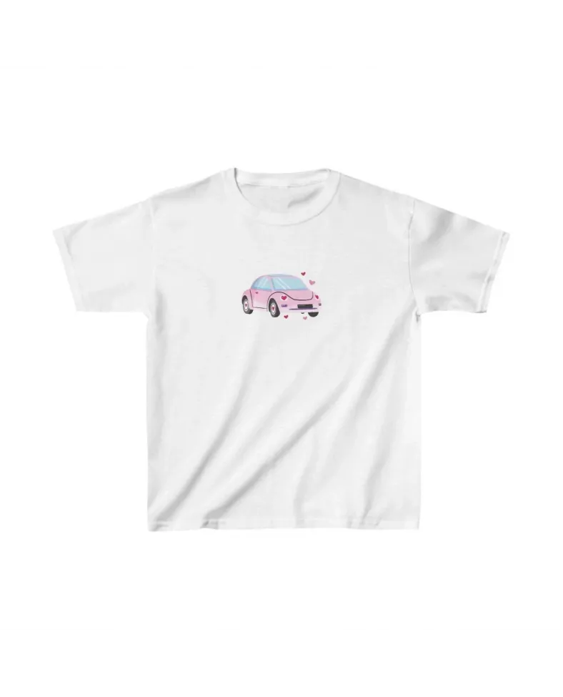 Unisex Çocuk Baskılı T-Shirt - Beyaz