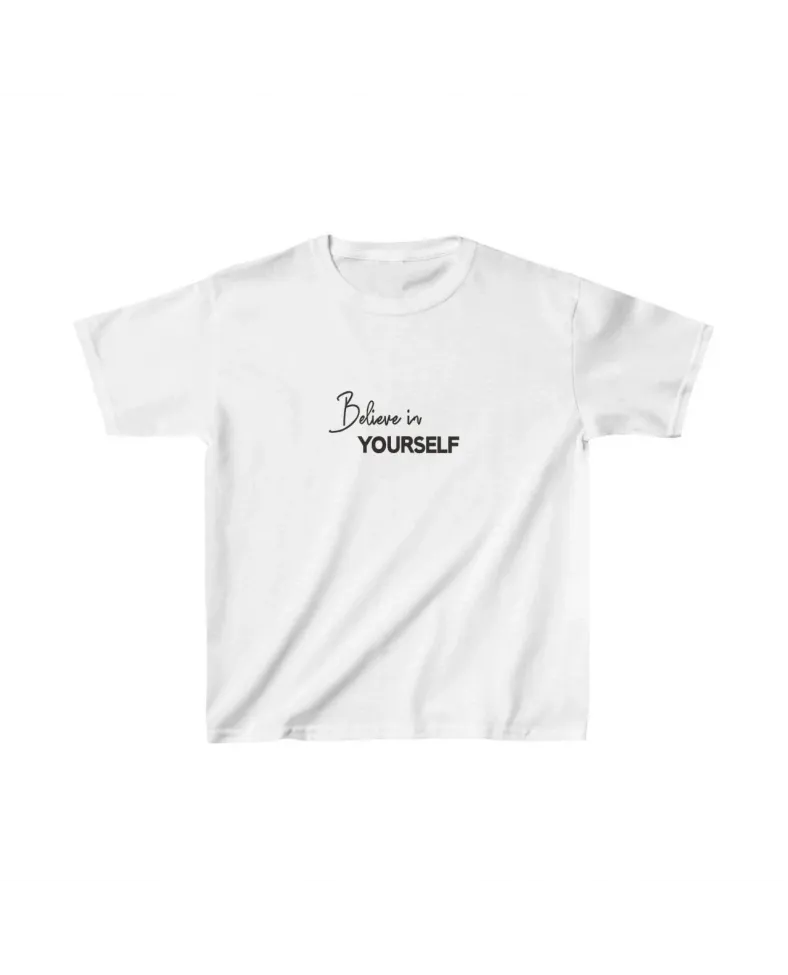 Unisex Çocuk Baskılı T-Shirt - Beyaz