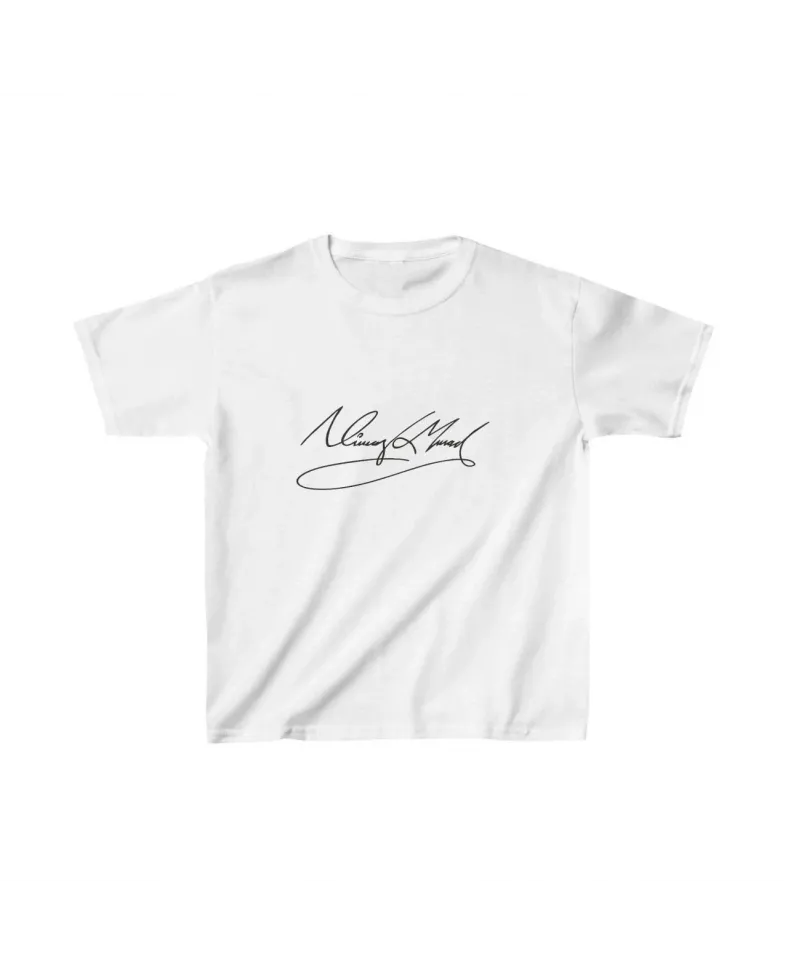 Unisex Çocuk Baskılı T-Shirt - Beyaz