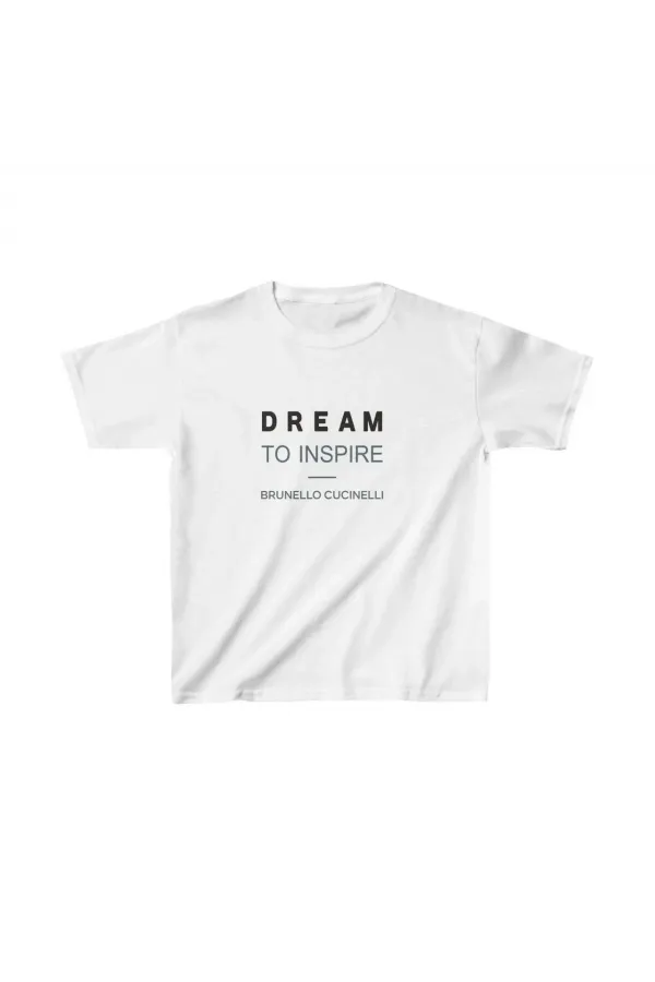 Unisex Çocuk Baskılı T-Shirt - Beyaz