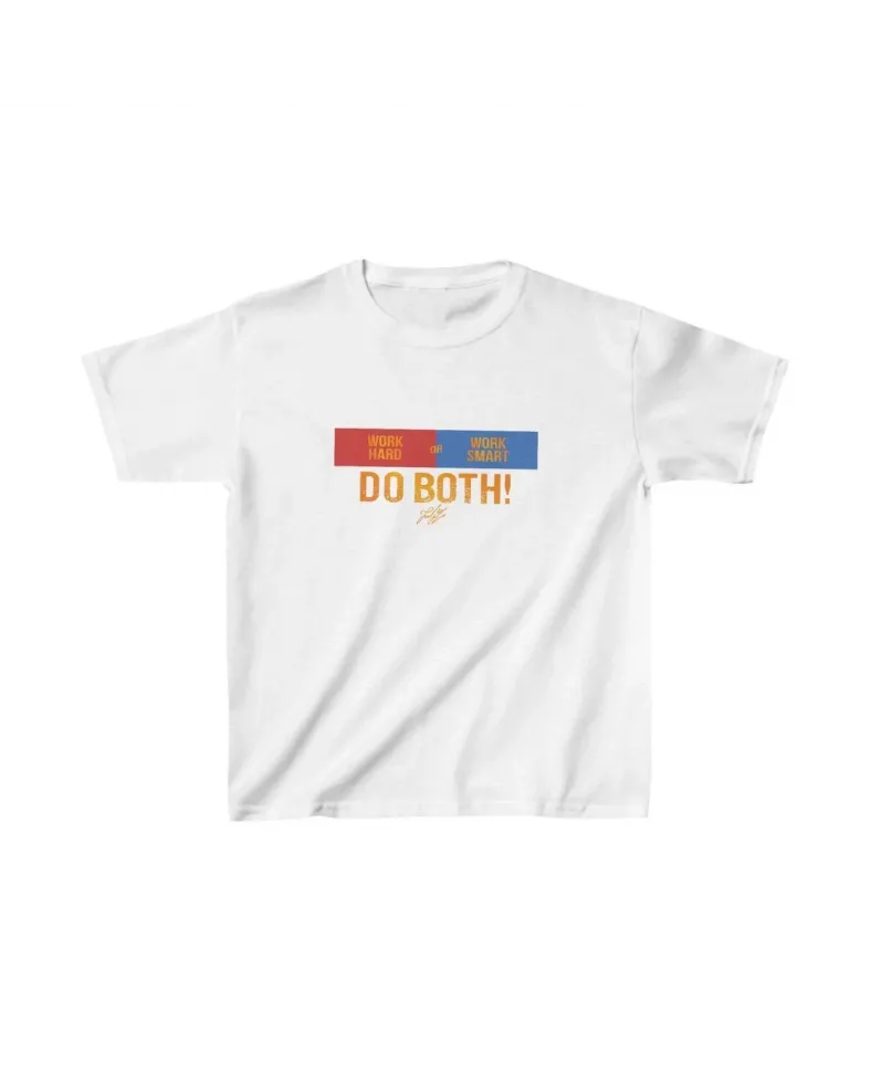 Unisex Çocuk Baskılı T-Shirt - Beyaz