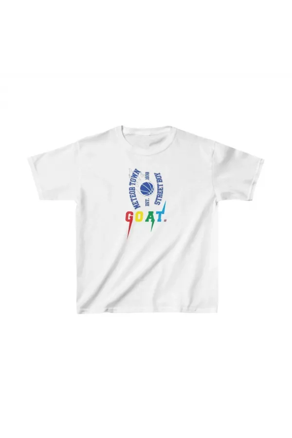 Unisex Çocuk Baskılı T-Shirt - Beyaz