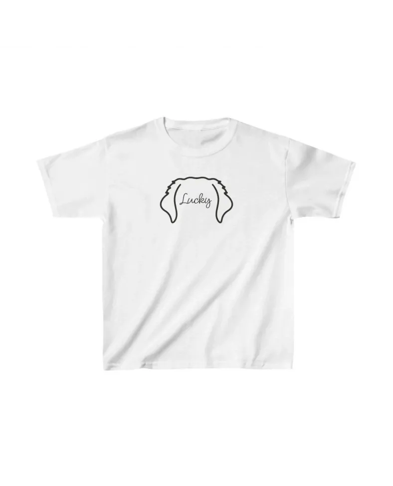 Unisex Çocuk Baskılı T-Shirt - Beyaz