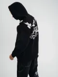 ERKEK Uzun Kol Bisiklet Yaka Yıkamalı SweatShirt - Siyah