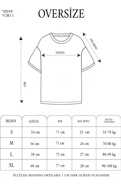 Unisex Yakalı Parçalı ve Baskılı T-shirt - Mavi