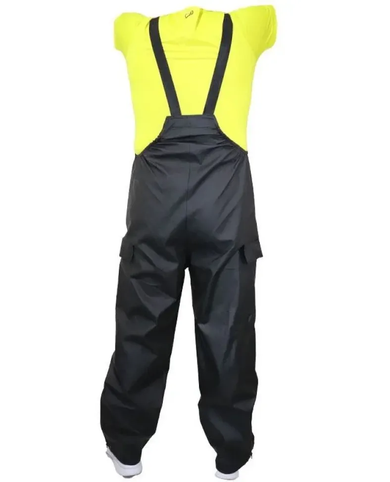 Yağmurluk Takım (Bahçıvan Tipi Askılı Pantolon ve Mont) - Siyah