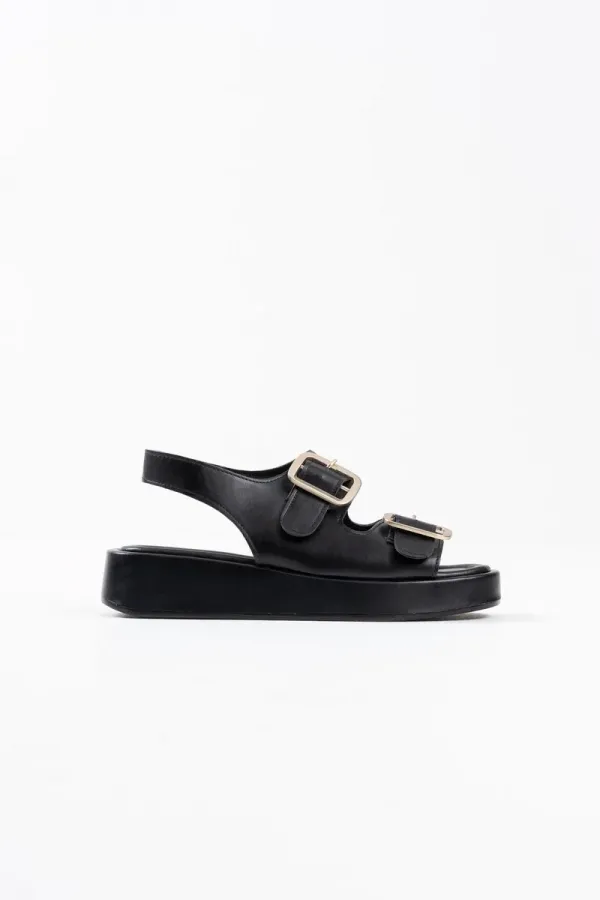 Siyah Cilt Kadın Sandalet TR17MY02A