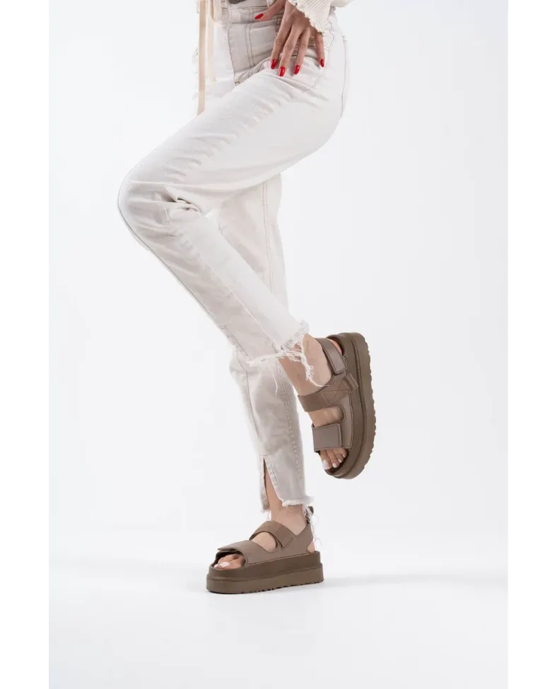 Kahverengi Kadın Sandalet TR22MY01C