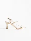 Kadın Altın Topuklu Sandalet TR12MY06D