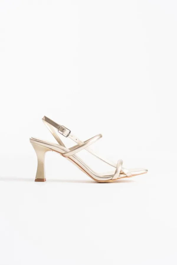 Kadın Altın Topuklu Sandalet TR12MY06D