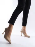 Kadın Nude Kroko Rugan Stiletto TR08MS10D