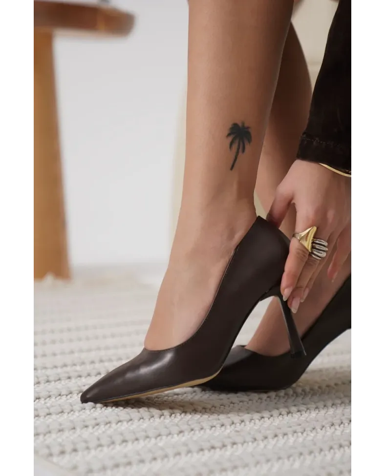 Kadın Acı Kahve Stiletto TR08MS26C