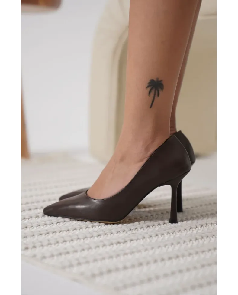 Kadın Acı Kahve Stiletto TR08MS26C