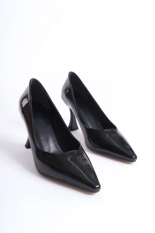Kadın Siyah Rugan Stiletto TR08MS27A