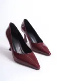 Kadın Bordo Rugan Stiletto TR08MS27C