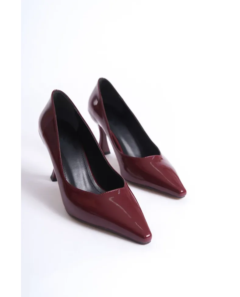 Kadın Bordo Rugan Stiletto TR08MS27C