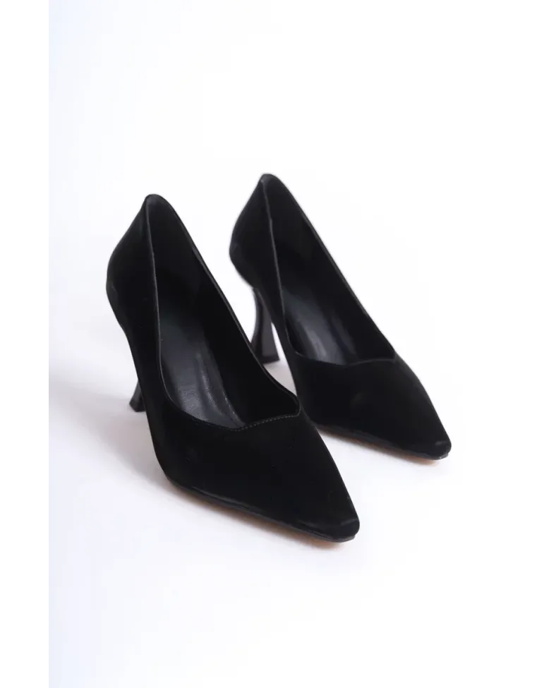 Kadın Siyah Saten Stiletto TR08MS27D