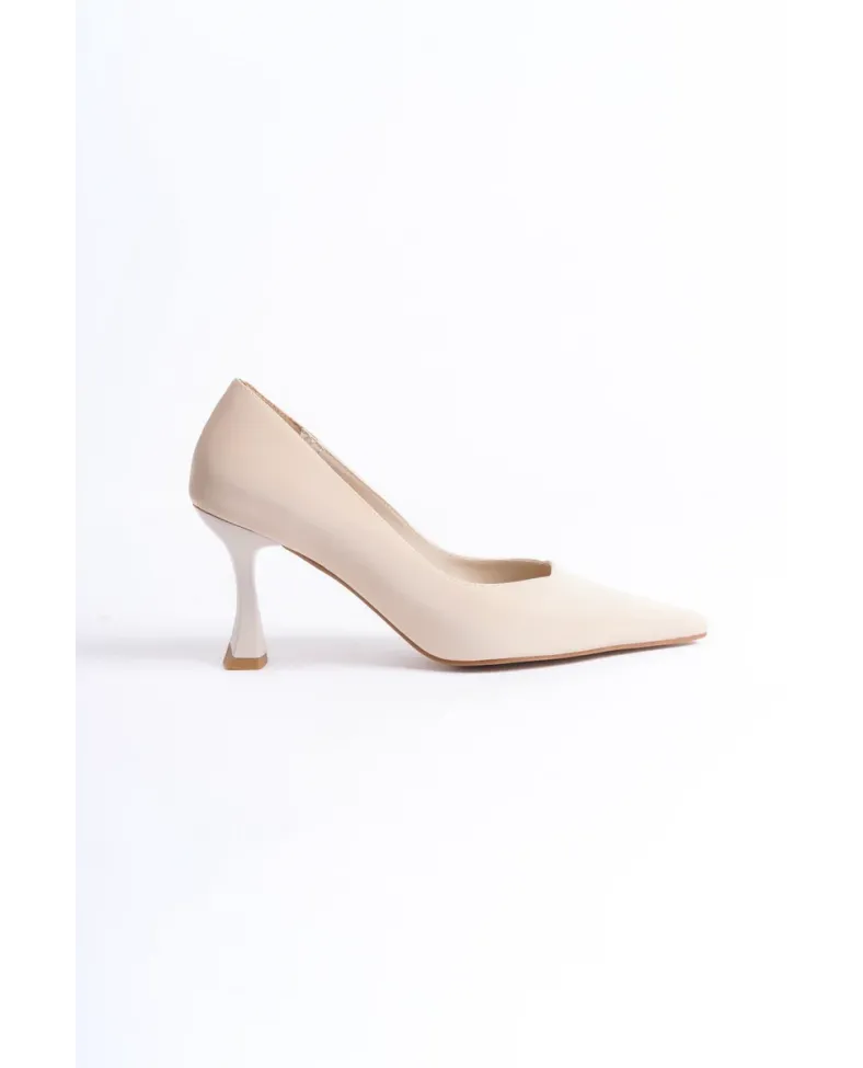 Kadın Bej Saten Stiletto TR08MS27E