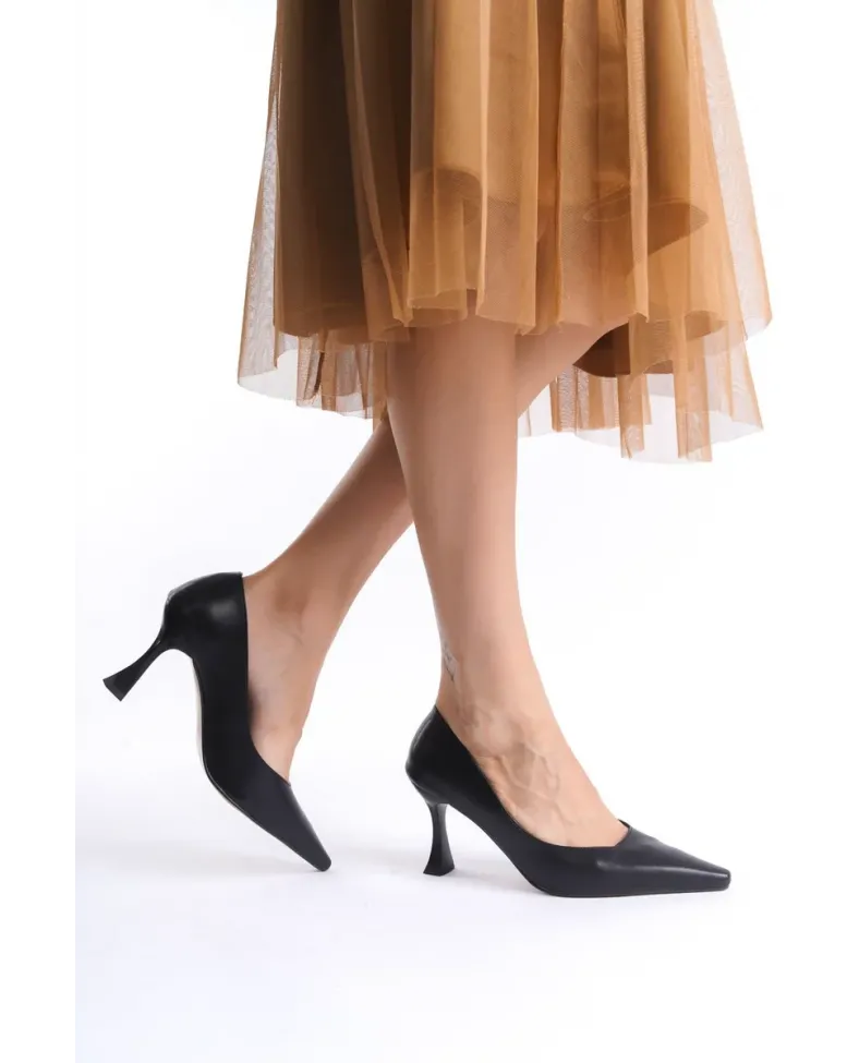 Kadın Mat Siyah Stiletto TR08MS27H