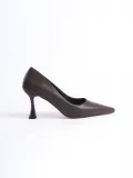 Kadın Mat Acı Kahve Stiletto TR08MS27L
