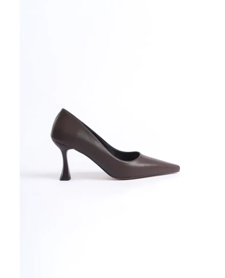 Kadın Mat Acı Kahve Stiletto TR08MS27L