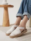 Kadın Beyaz Espadril Ayakkabı TR19MY01B