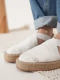Kadın Beyaz Espadril Ayakkabı TR19MY01B