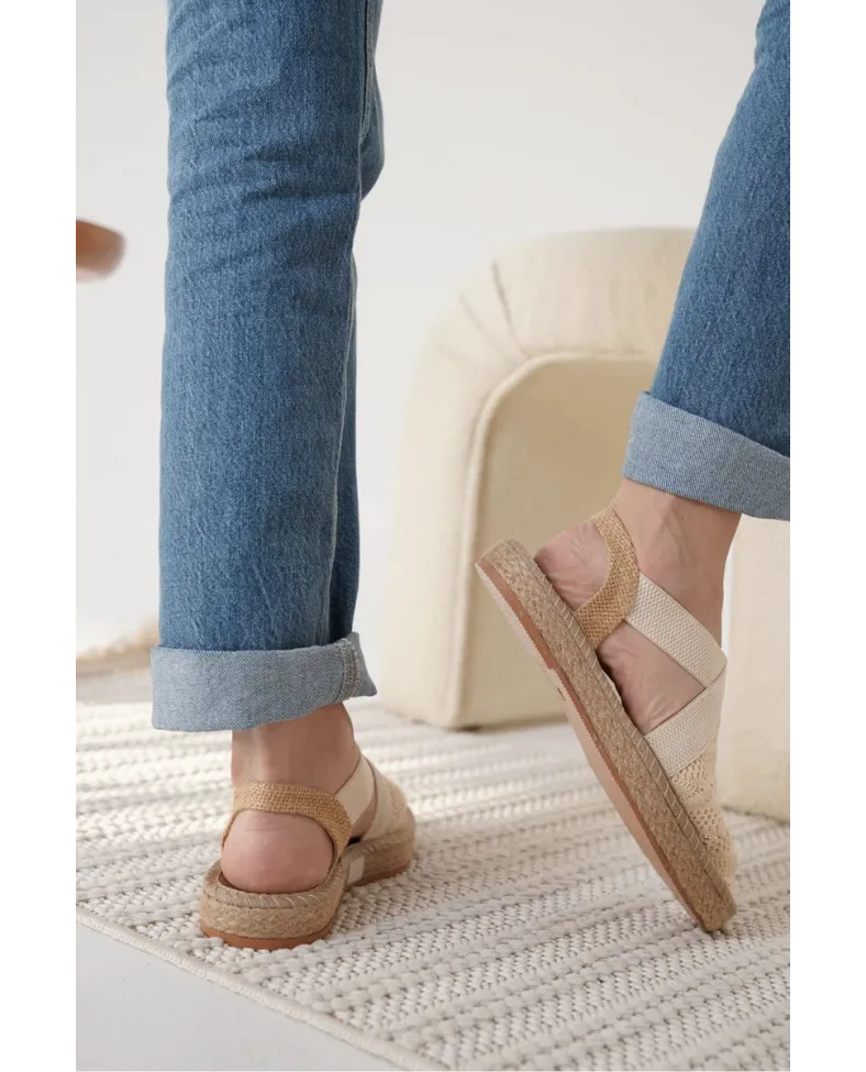 Kadın Bej Espadril Ayakkabı TR19MY01C