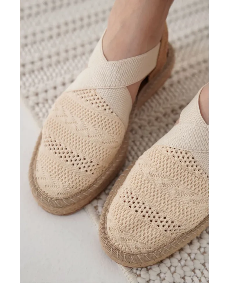 Kadın Bej Espadril Ayakkabı TR19MY01C