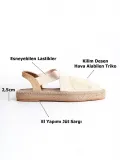 Kadın Bej Espadril Ayakkabı TR19MY01C