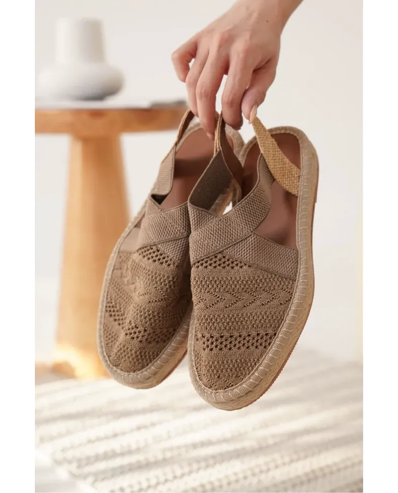 Kadın Vizon Espadril Ayakkabı TR19MY01D