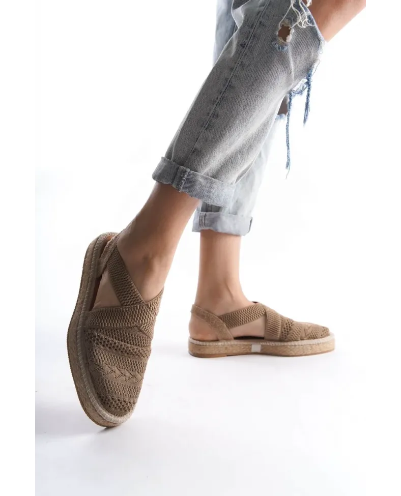 Kadın Vizon Espadril Ayakkabı TR19MY01D