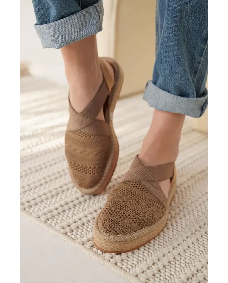 Kadın Vizon Espadril Ayakkabı TR19MY01D