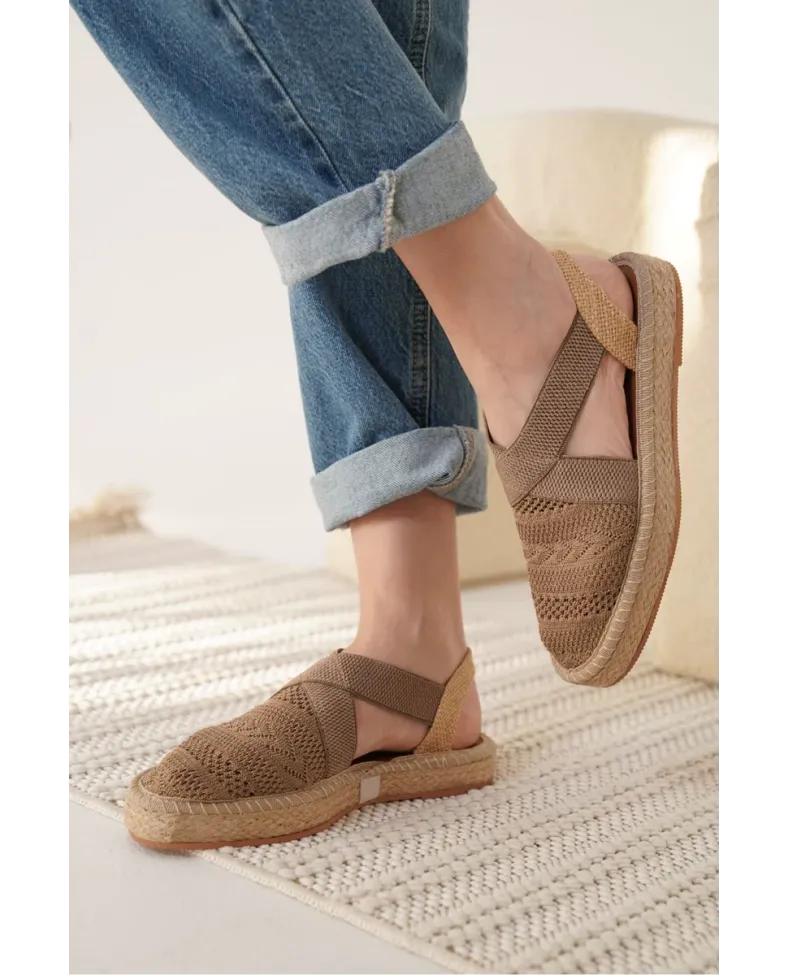 Kadın Vizon Espadril Ayakkabı TR19MY01D