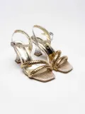 Altın Taşlı Kadın Topuklu Sandalet TR25MY05D