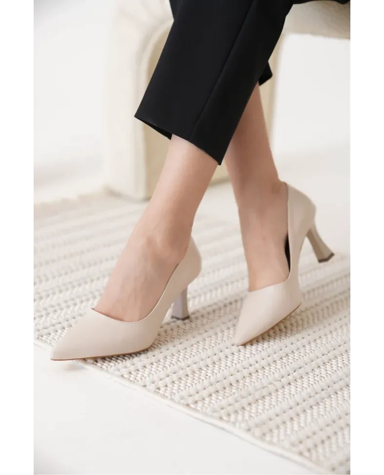 Kadın Bej Stiletto TR12MS06D