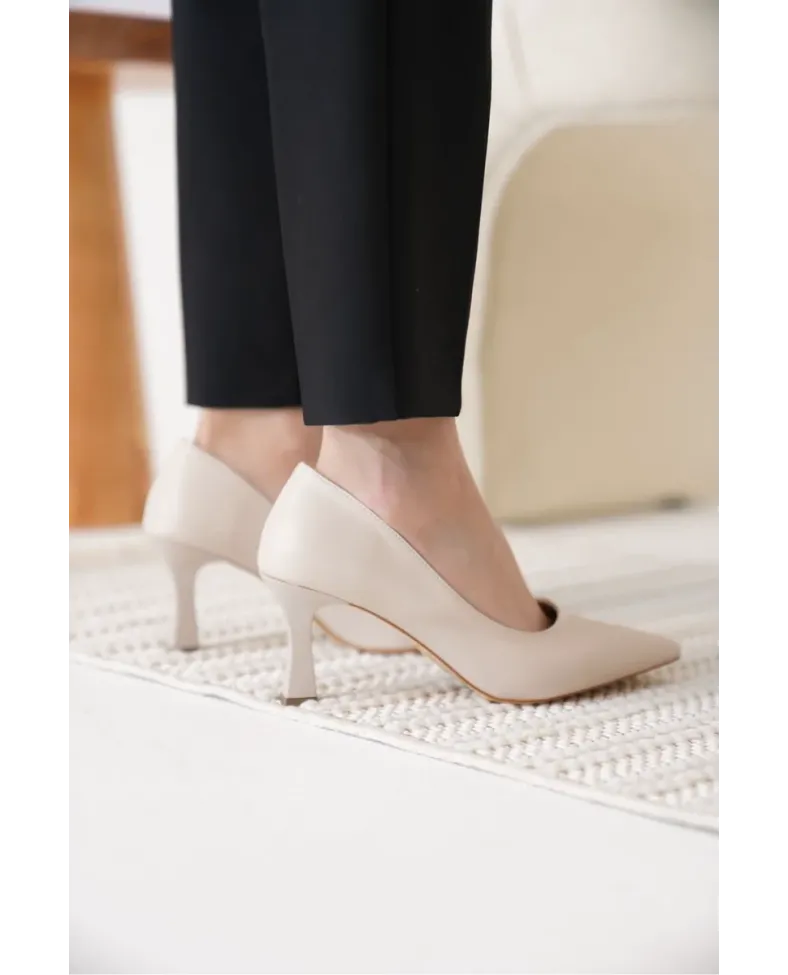 Kadın Bej Stiletto TR12MS06D