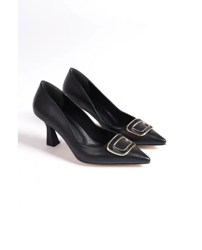 Kadın Siyah Topuklu Ayakkabı TR12MS07A