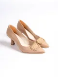 Kadın Nude Topuklu Ayakkabı TR12MS07D