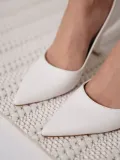 Mat Beyaz Kadın Stiletto TR18MS03D