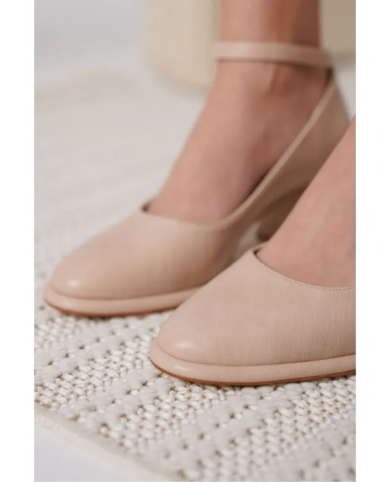 Kadın Mat Nude Topuklu Ayakkabı TR18MS06B