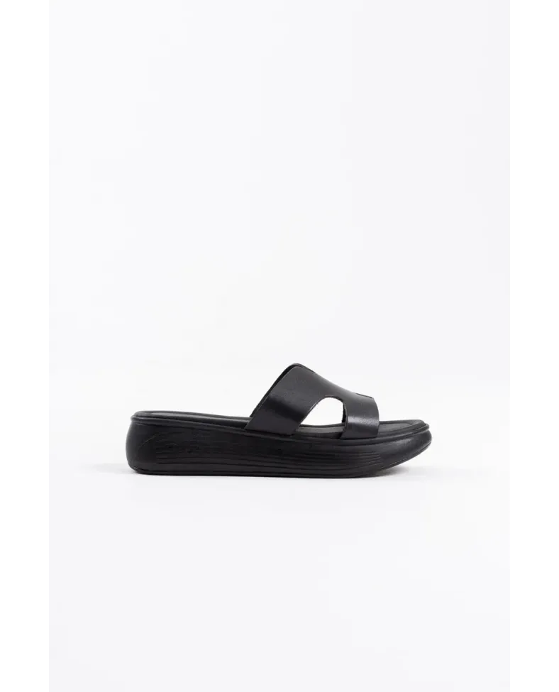 Siyah Hakiki Deri Terlik TR31MY54A