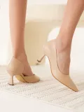 Kadın Nude Cilt Topuklu Ayakkabı TR08MS44B