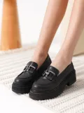 Cilt Siyah Kadın Loafer TR17MS01D