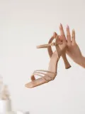 Nude Kadın Taşlı Sandalet TR20MY15D